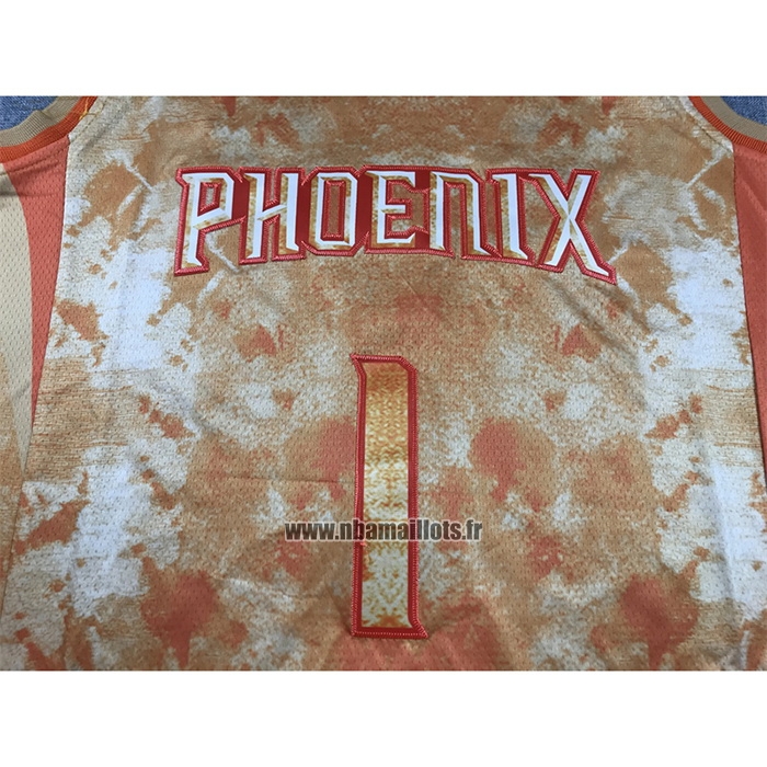 Maillot Phoenix Suns Devin Booker NO 1 Select Series 2023 Orange